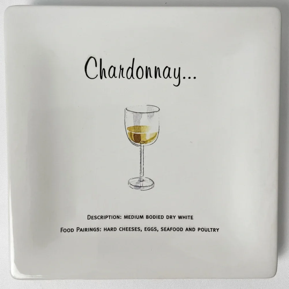 Pottery Barn Wine Guide Appetizer Plates